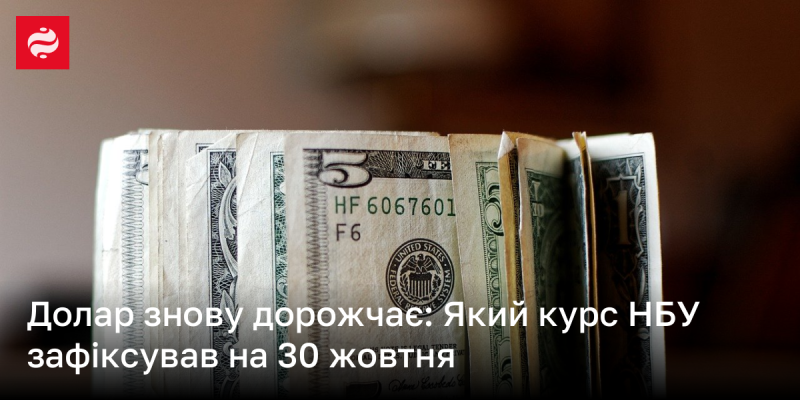 Долар знову підвищується в ціні: Який обмінний курс НБУ було встановлено на 30 жовтня?